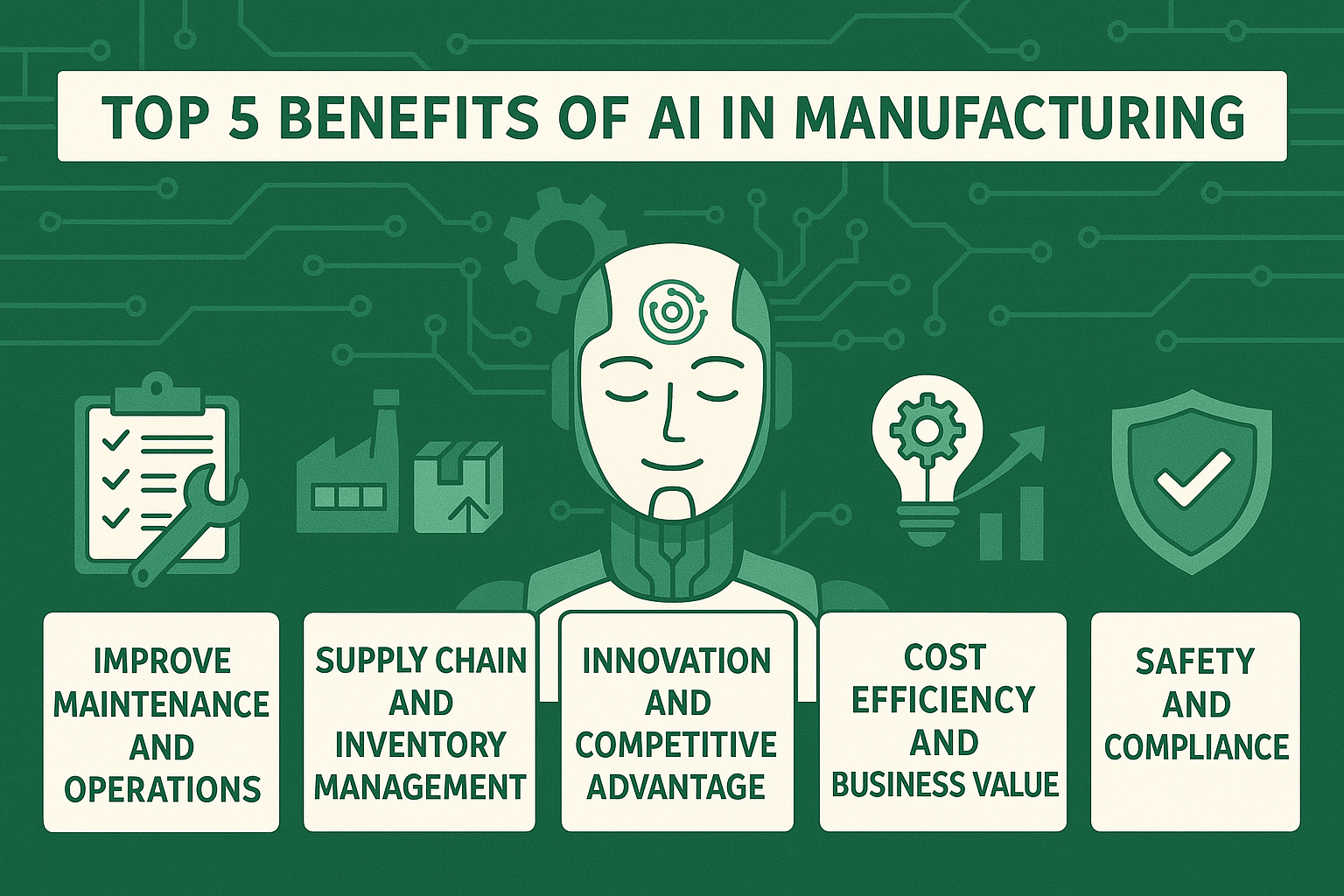 AI in Manufacturing: Top 10 Best Benefits & Use Cases