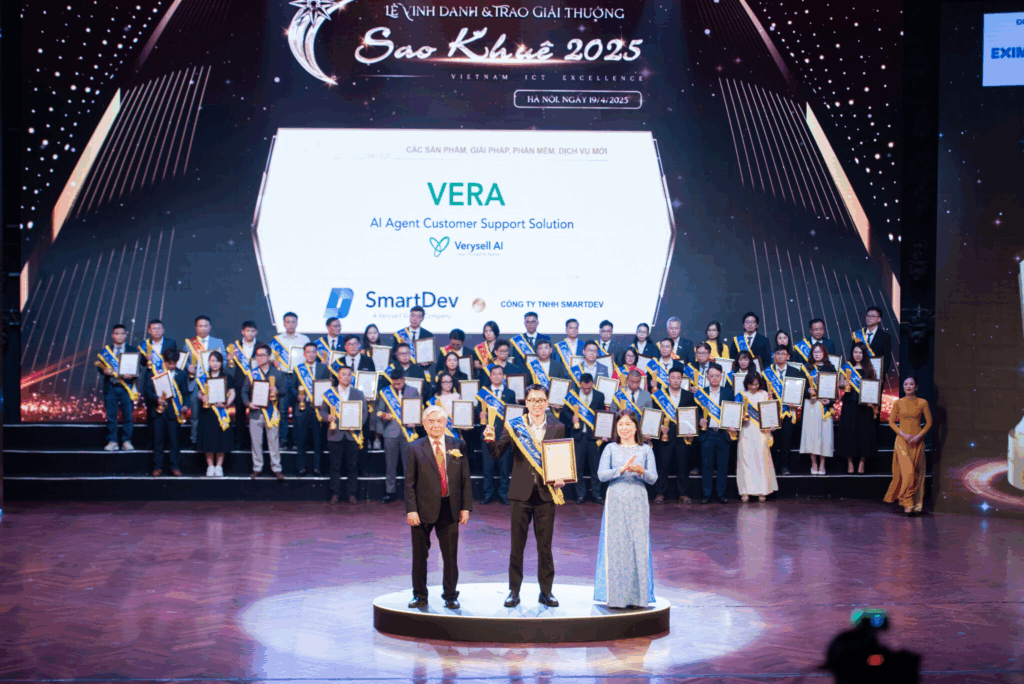 Verysell AI received an award for VERA – AI-powered Customer Service Solutions of Verysell AI