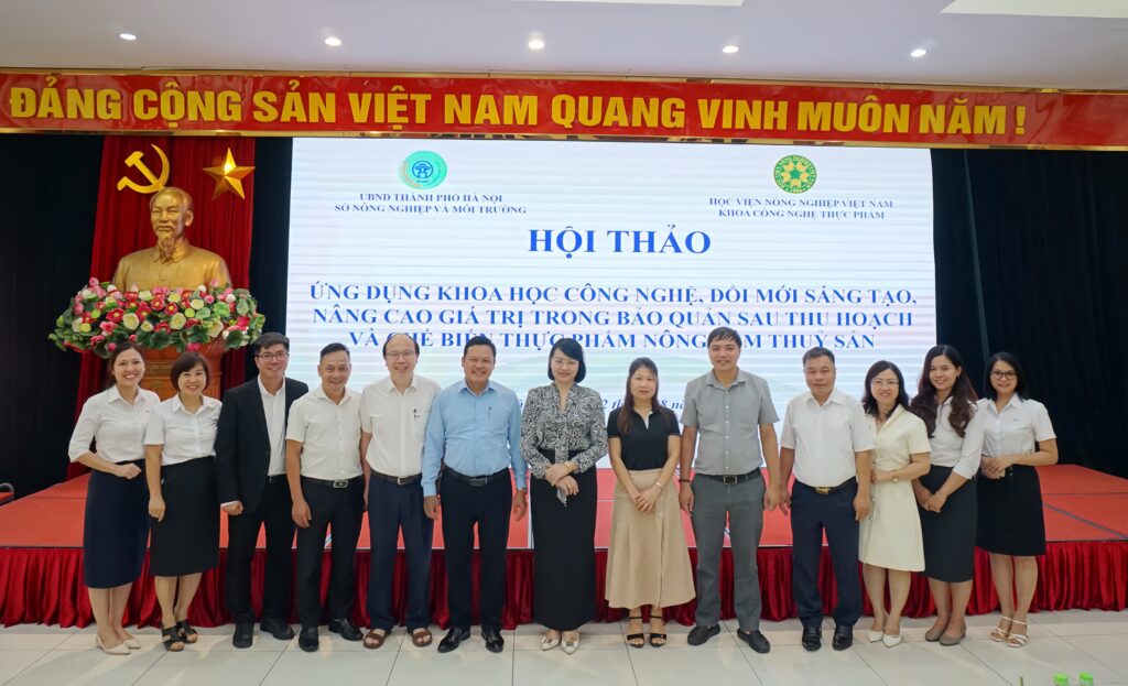 The agriculture conference held by by Hanoi Department of Agriculture & Environment and Vietnam National University of Agriculture on 12/08/2025