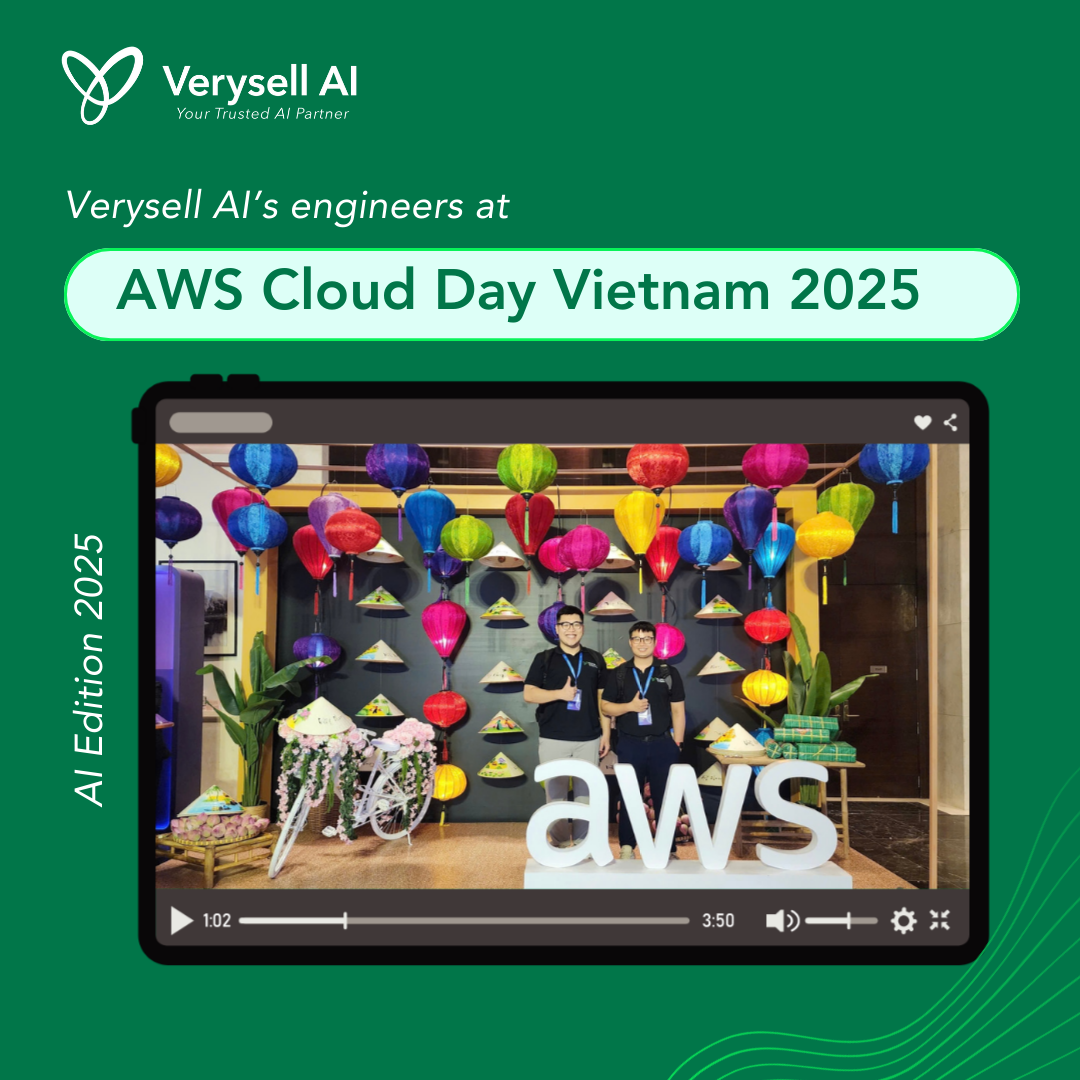 Verysell AI's engineers at AWS Cloud Day Vietnam 2025
