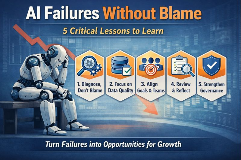 AI Failures Without Blame with 5 Critical Lessons