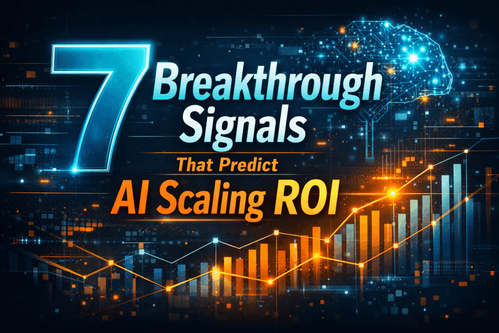 ROI with 7 Breakthrough Signals That Predict AI Scaling